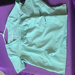 Figs seafoam/jade casma top